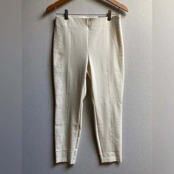 NWT Talbots Portland Cream colour  Trouser Pants Sz 8 - Picture 1 of 10